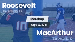 Matchup: Roosevelt High vs. MacArthur  2018