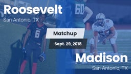 Matchup: Roosevelt High vs. Madison  2018
