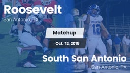 Matchup: Roosevelt High vs. South San Antonio  2018