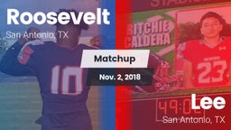 Matchup: Roosevelt High vs. Lee  2018
