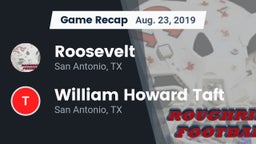Recap: Roosevelt  vs. William Howard Taft  2019