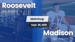 Matchup: Roosevelt High vs. Madison  2019