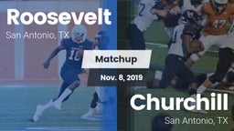 Matchup: Roosevelt High vs. Churchill  2019