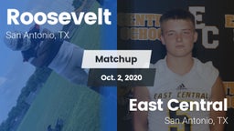 Matchup: Roosevelt High vs. East Central  2020