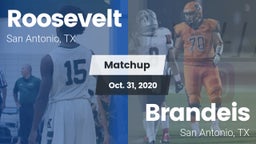 Matchup: Roosevelt High vs. Brandeis  2020