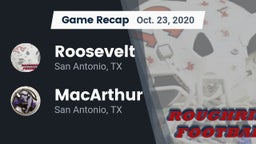 Recap: Roosevelt  vs. MacArthur  2020