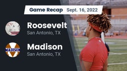 Recap: Roosevelt  vs. Madison  2022
