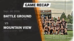 Recap: Battle Ground  vs. Mountain View  2016