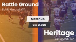 Matchup: Battle Ground High vs. Heritage  2016