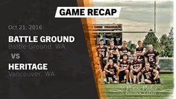 Recap: Battle Ground  vs. Heritage  2016