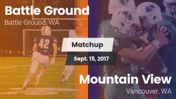 Matchup: Battle Ground High vs. Mountain View  2017