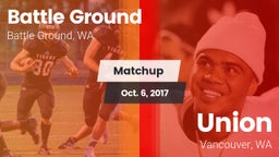 Matchup: Battle Ground High vs. Union  2017