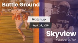 Matchup: Battle Ground High vs. Skyview  2018