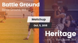 Matchup: Battle Ground High vs. Heritage  2018