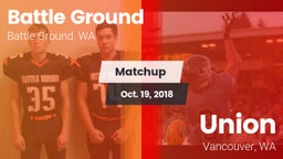 Matchup: Battle Ground High vs. Union  2018