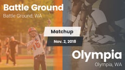 Matchup: Battle Ground High vs. Olympia 2018