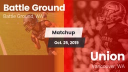 Matchup: Battle Ground High vs. Union  2019