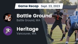 Recap: Battle Ground  vs. Heritage  2023