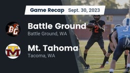 Recap: Battle Ground  vs. Mt. Tahoma  2023