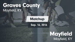 Matchup: Graves County High vs. Mayfield  2016