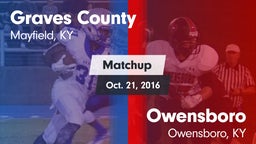 Matchup: Graves County High vs. Owensboro  2016