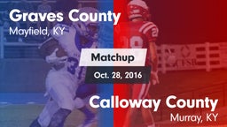 Matchup: Graves County High vs. Calloway County  2016