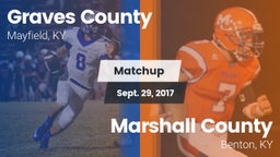 Matchup: Graves County High vs. Marshall County  2017