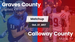 Matchup: Graves County High vs. Calloway County  2017