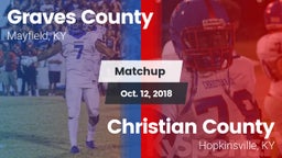 Matchup: Graves County High vs. Christian County  2018