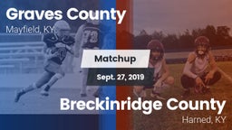 Matchup: Graves County High vs. Breckinridge County  2019