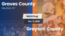Matchup: Graves County High vs. Grayson County  2019
