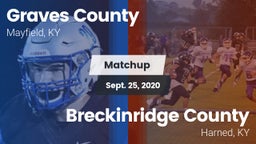 Matchup: Graves County High vs. Breckinridge County  2020