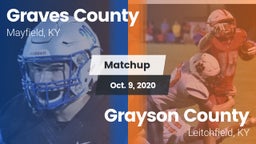 Matchup: Graves County High vs. Grayson County  2020
