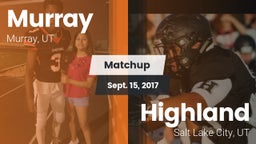 Matchup: Murray  vs. Highland  2017