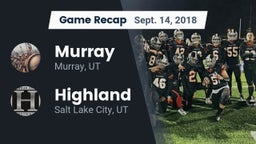 Recap: Murray  vs. Highland  2018