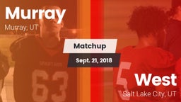 Matchup: Murray  vs. West  2018