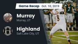 Recap: Murray  vs. Highland  2019