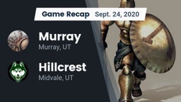 Recap: Murray  vs. Hillcrest   2020