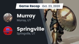 Recap: Murray  vs. Springville  2020