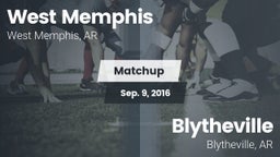 Matchup: West Memphis High vs. Blytheville  2016