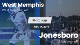 Matchup: West Memphis High vs. Jonesboro  2016