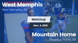 Matchup: West Memphis High vs. Mountain Home  2016