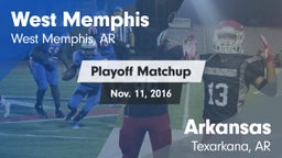 Matchup: West Memphis High vs. Arkansas  2016