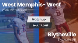 Matchup: West Memphis- West vs. Blytheville  2019