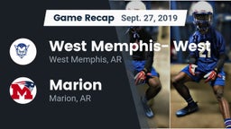 Recap: West Memphis- West vs. Marion  2019