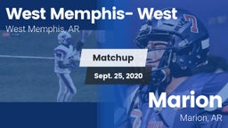Matchup: West Memphis- West vs. Marion  2020