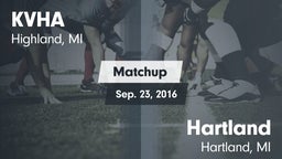 Matchup: Milford  vs. Hartland  2016