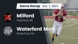 Recap: Milford  vs. Waterford Mott 2021