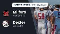 Recap: Milford  vs. Dexter  2022