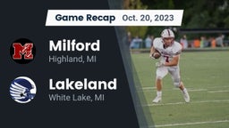 Recap: Milford  vs. Lakeland  2023